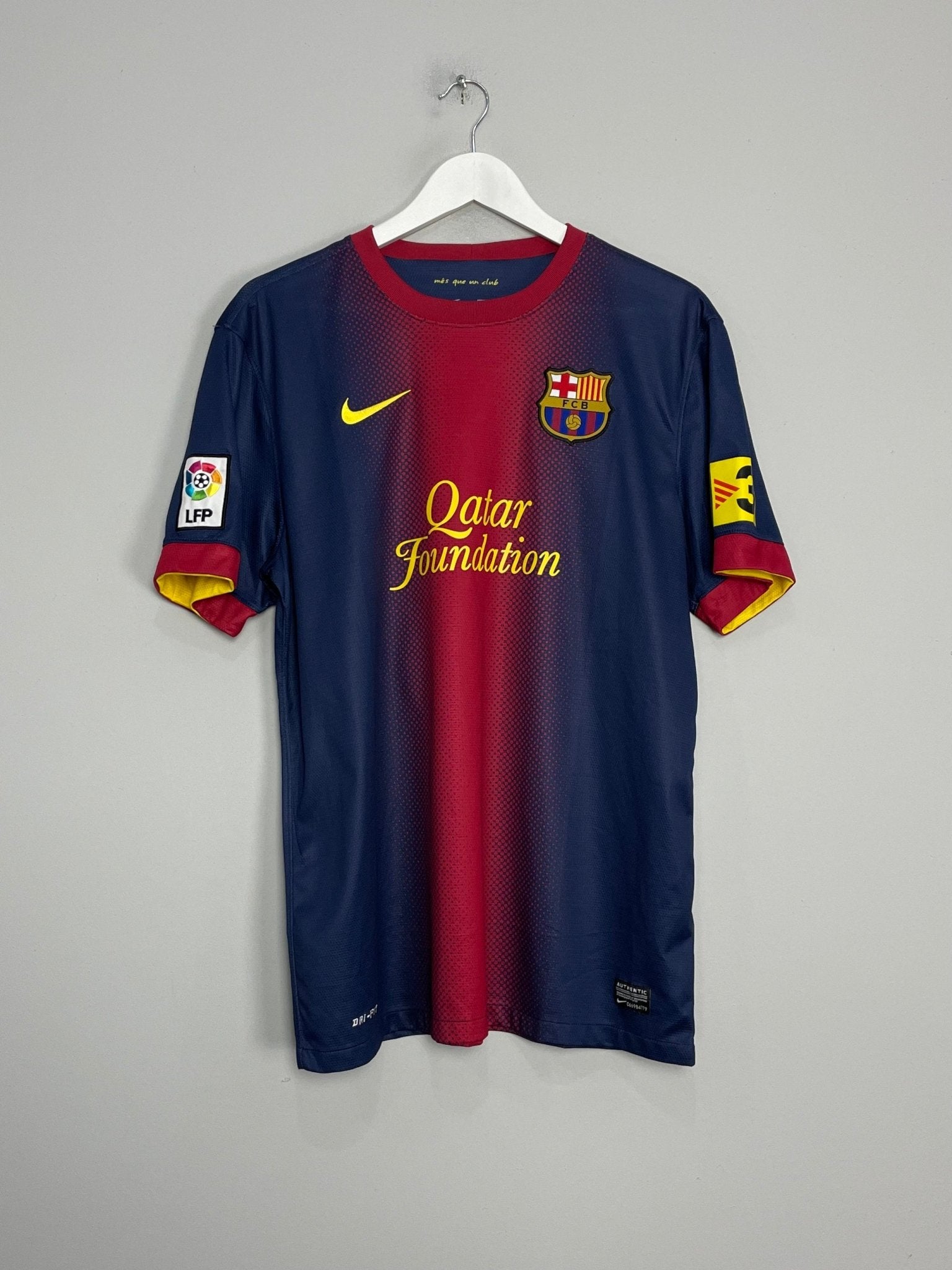 Shop 2012/13 BARCELONA MESSI #10 HOME SHIRT (L) NIKE, classic football shirts, vintage football shirts & retro soccer jerseys at Cult Kits
