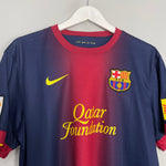 Shop 2012/13 BARCELONA MESSI #10 HOME SHIRT (L) NIKE, classic football shirts, vintage football shirts & retro soccer jerseys at Cult Kits
