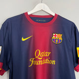 Shop 2012/13 BARCELONA MESSI #10 HOME SHIRT (L) NIKE, classic football shirts, vintage football shirts & retro soccer jerseys at Cult Kits