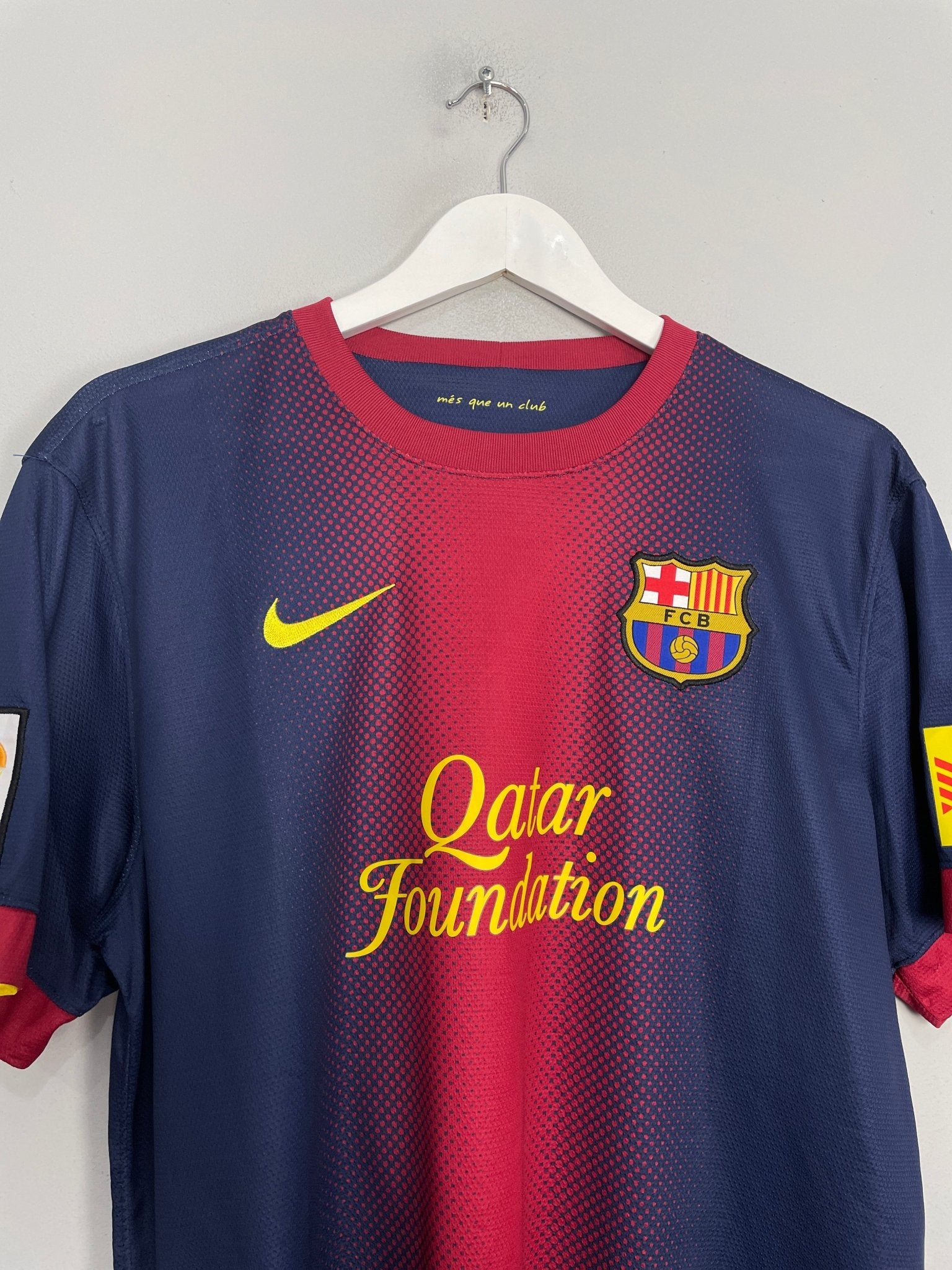 Shop 2012/13 BARCELONA MESSI #10 HOME SHIRT (L) NIKE, classic football shirts, vintage football shirts & retro soccer jerseys at Cult Kits