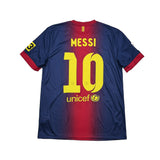 Buy 2012/13 Barcelona Messi 10 Home Shirt (M) Nike ~ Free worldwide shipping ~ Authentic Vintage Football Shirts from Cult Kits