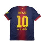 Buy 2012/13 Barcelona Messi 10 Home Shirt (M) Nike ~ Free worldwide shipping ~ Authentic Vintage Football Shirts from Cult Kits