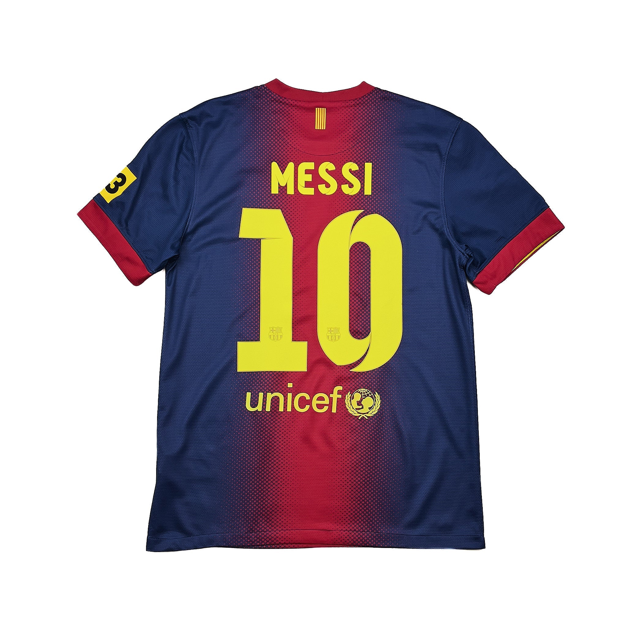 Buy 2012/13 Barcelona Messi 10 Home Shirt (S) Nike ~ Free worldwide shipping ~ Authentic Vintage Football Shirts from Cult Kits