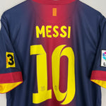 Shop 2012/13 BARCELONA MESSI #10 HOME SHIRT (XL) NIKE, classic football shirts, vintage football shirts & retro soccer jerseys at Cult Kits