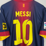 Shop 2012/13 BARCELONA MESSI #10 HOME SHIRT (XL) NIKE, classic football shirts, vintage football shirts & retro soccer jerseys at Cult Kits
