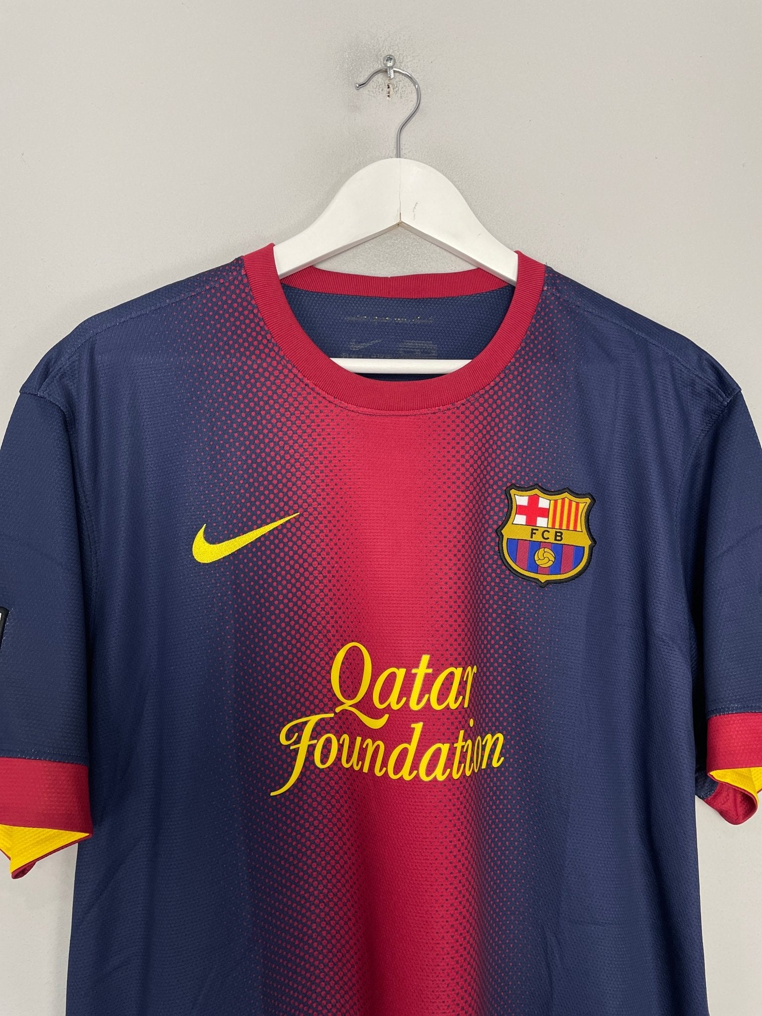 Shop 2012/13 BARCELONA MESSI #10 HOME SHIRT (XL) NIKE, classic football shirts, vintage football shirts & retro soccer jerseys at Cult Kits