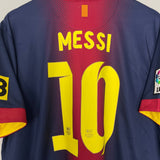 Shop 2012/13 BARCELONA MESSI #10 HOME SHIRT (XL) NIKE, classic football shirts, vintage football shirts & retro soccer jerseys at Cult Kits