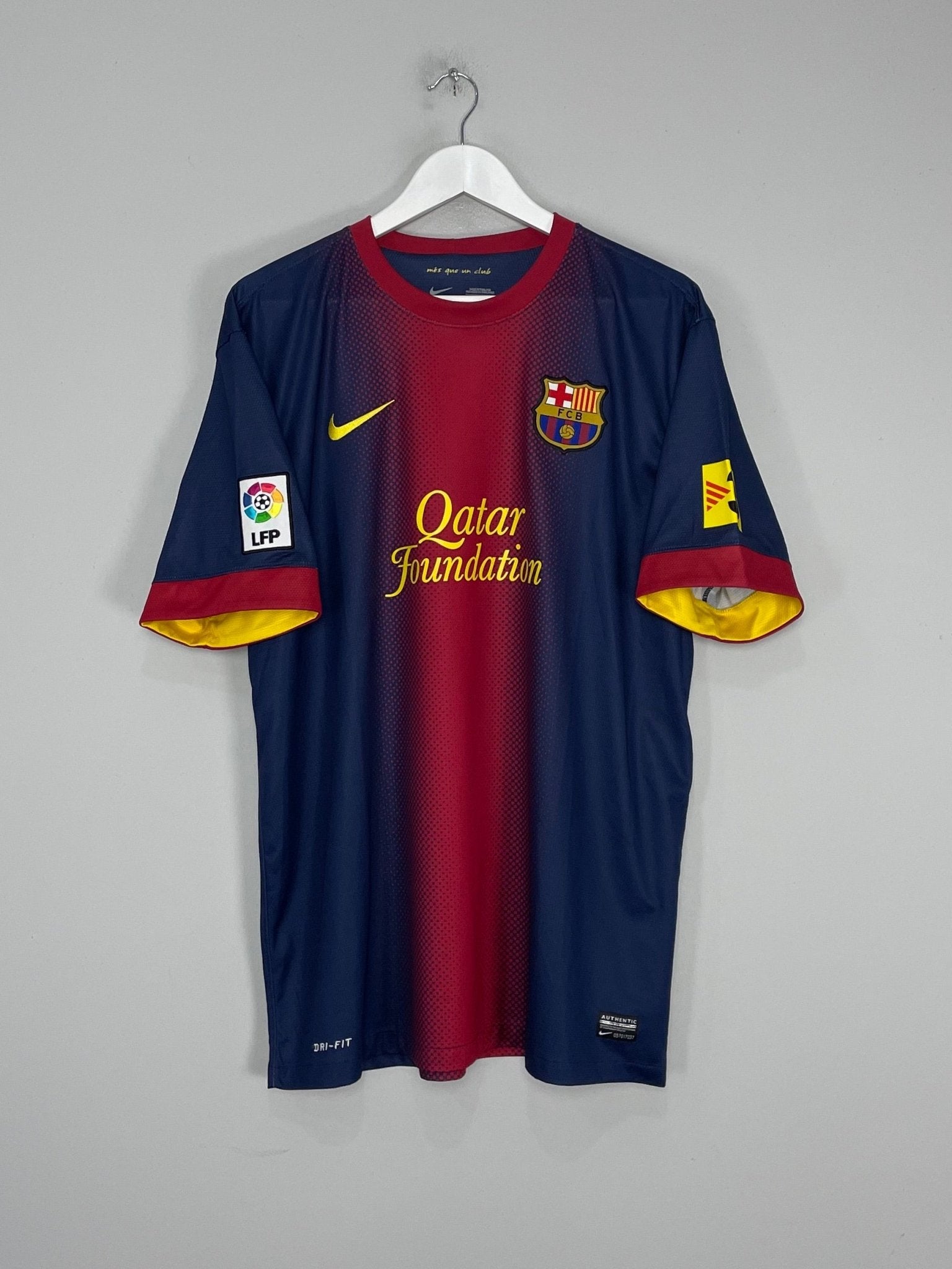 Shop 2012/13 BARCELONA MESSI #10 HOME SHIRT (XL) NIKE, classic football shirts, vintage football shirts & retro soccer jerseys at Cult Kits
