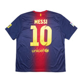 Buy 2012/13 Barcelona Messi 10 Home Shirt (XL) Nike ~ Free worldwide shipping ~ Authentic Vintage Football Shirts from Cult Kits