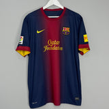 Shop 2012/13 BARCELONA MESSI #10 HOME SHIRT (XL) NIKE, classic football shirts, vintage football shirts & retro soccer jerseys at Cult Kits
