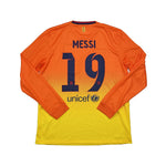 Buy 2012/13 Barcelona Messi 19 L/S Away Shirt (L) Nike ~ Free worldwide shipping available ~ Authentic Vintage Football Shirts from Cult Kits