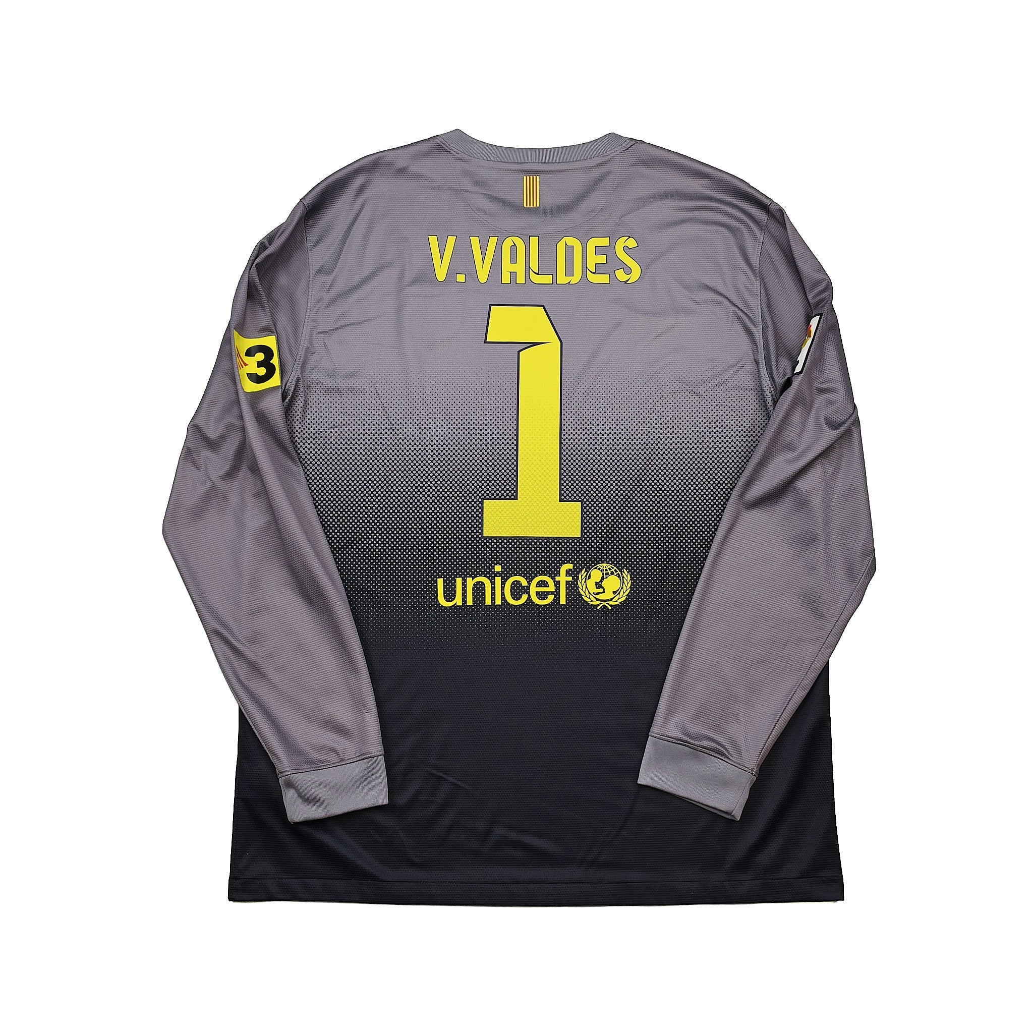 Buy 2012/13 Barcelona V.Valdes 1 GK Shirt (XL) Nike ~ Free worldwide shipping available ~ Authentic Vintage Football Shirts from Cult Kits