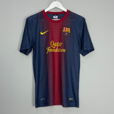 Shop 2012/13 BARCELONA XAVI #6 HOME SHIRT (S) NIKE BASIC, classic football shirts, vintage football shirts & retro soccer jerseys at Cult Kits