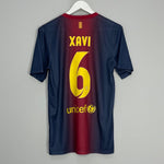 Shop 2012/13 BARCELONA XAVI #6 HOME SHIRT (S) NIKE BASIC, classic football shirts, vintage football shirts & retro soccer jerseys at Cult Kits