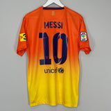 Shop 2012/13 BARCLEONA MESSI #10 AWAY SHIRT (M) NIKE, classic football shirts, vintage football shirts & retro soccer jerseys at Cult Kits