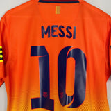 Shop 2012/13 BARCLEONA MESSI #10 AWAY SHIRT (M) NIKE, classic football shirts, vintage football shirts & retro soccer jerseys at Cult Kits