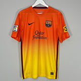 Shop 2012/13 BARCLEONA MESSI #10 AWAY SHIRT (M) NIKE, classic football shirts, vintage football shirts & retro soccer jerseys at Cult Kits