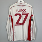 Shop 2012/13 BARI IUNCO #27 L/S *MATCH ISSUE* HOME SHIRT (L) ERREA, classic football shirts, vintage football shirts & retro soccer jerseys at Cult Kits