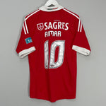 Shop 2012/13 BENFICA AIMAR #10 HOME SHIRT (M) ADIDAS, classic football shirts, vintage football shirts & retro soccer jerseys at Cult Kits