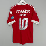 Shop 2012/13 BENFICA AIMAR #10 HOME SHIRT (M) ADIDAS, classic football shirts, vintage football shirts & retro soccer jerseys at Cult Kits