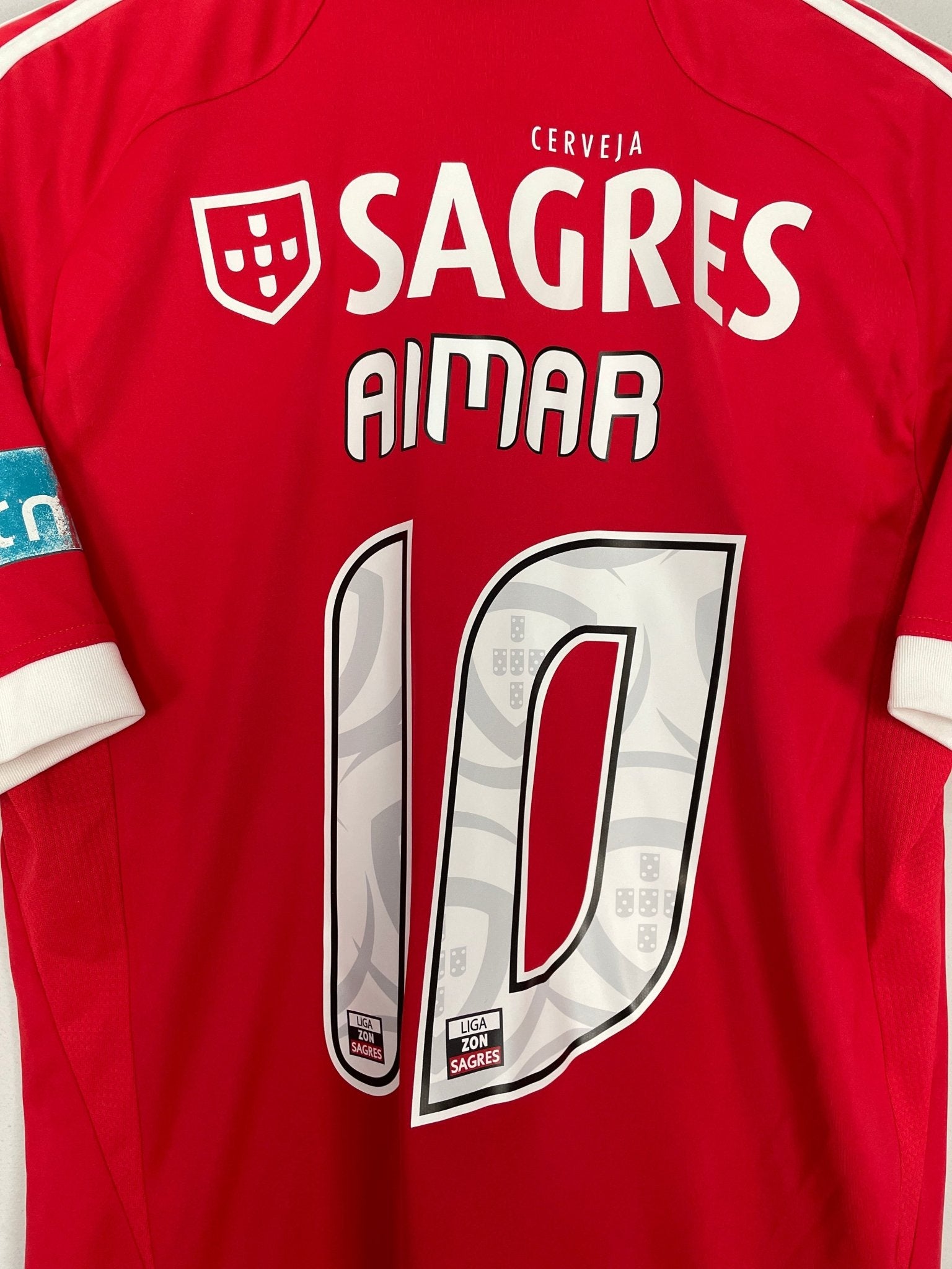 Shop 2012/13 BENFICA AIMAR #10 HOME SHIRT (M) ADIDAS, classic football shirts, vintage football shirts & retro soccer jerseys at Cult Kits