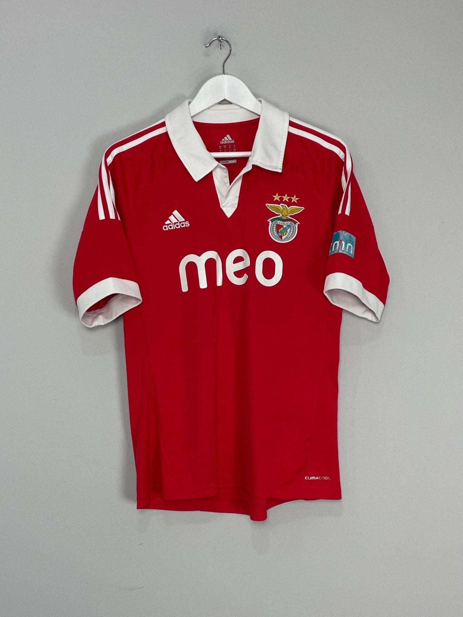 Shop 2012/13 BENFICA AIMAR #10 HOME SHIRT (M) ADIDAS, classic football shirts, vintage football shirts & retro soccer jerseys at Cult Kits