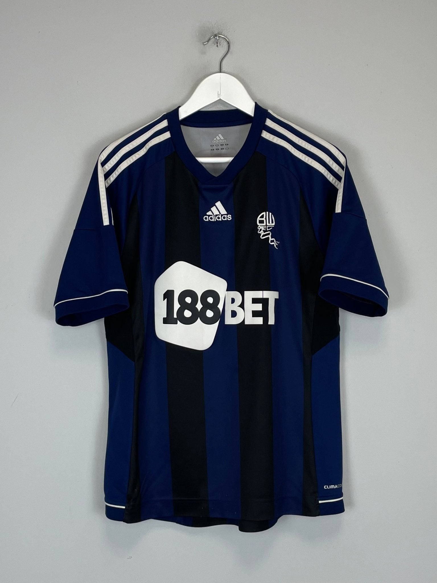 Shop 2012/13 BOLTON MEDO #44 AWAY SHIRT (M) ADIDAS, classic football shirts, vintage football shirts & retro soccer jerseys at Cult Kits