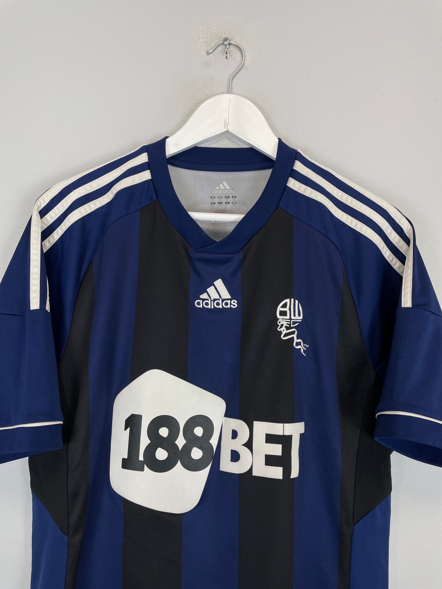 Shop 2012/13 BOLTON MEDO #44 AWAY SHIRT (M) ADIDAS, classic football shirts, vintage football shirts & retro soccer jerseys at Cult Kits