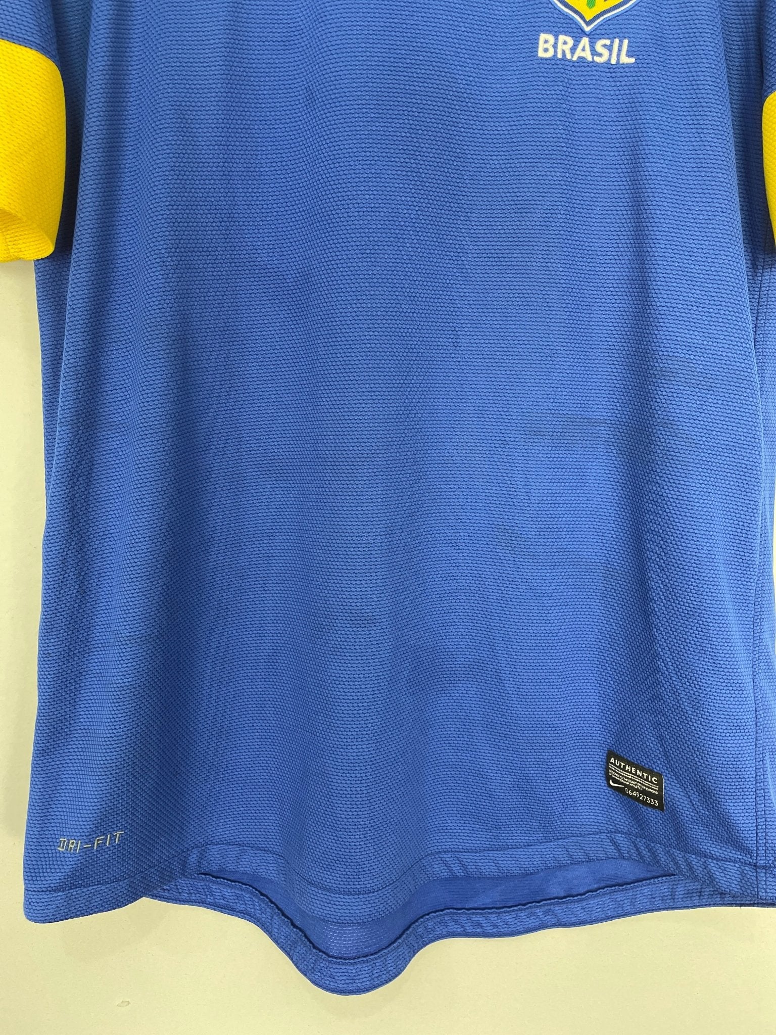 Shop 2012/13 BRAZIL AWAY SHIRT (M) NIKE, classic football shirts, vintage football shirts & retro soccer jerseys at Cult Kits