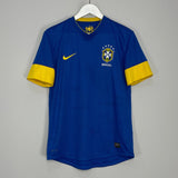 Shop 2012/13 BRAZIL AWAY SHIRT (M) NIKE, classic football shirts, vintage football shirts & retro soccer jerseys at Cult Kits