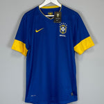 Shop 2012/13 BRAZIL *BNWT* AWAY SHIRT (L) NIKE, classic football shirts, vintage football shirts & retro soccer jerseys at Cult Kits