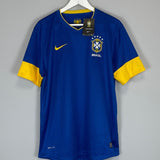 Shop 2012/13 BRAZIL *BNWT* AWAY SHIRT (L) NIKE, classic football shirts, vintage football shirts & retro soccer jerseys at Cult Kits