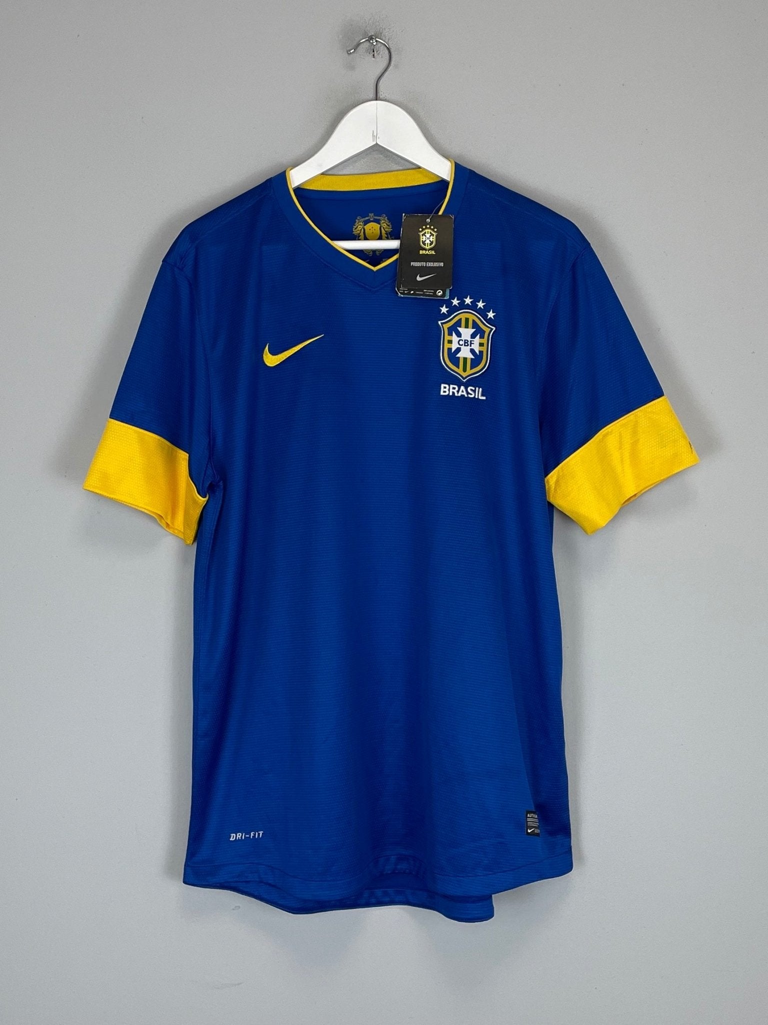 Shop 2012/13 BRAZIL *BNWT* AWAY SHIRT (L) NIKE, classic football shirts, vintage football shirts & retro soccer jerseys at Cult Kits