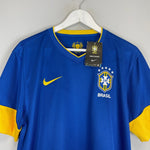Shop 2012/13 BRAZIL *BNWT* AWAY SHIRT (L) NIKE, classic football shirts, vintage football shirts & retro soccer jerseys at Cult Kits
