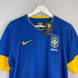 Shop 2012/13 BRAZIL *BNWT* AWAY SHIRT (L) NIKE, classic football shirts, vintage football shirts & retro soccer jerseys at Cult Kits