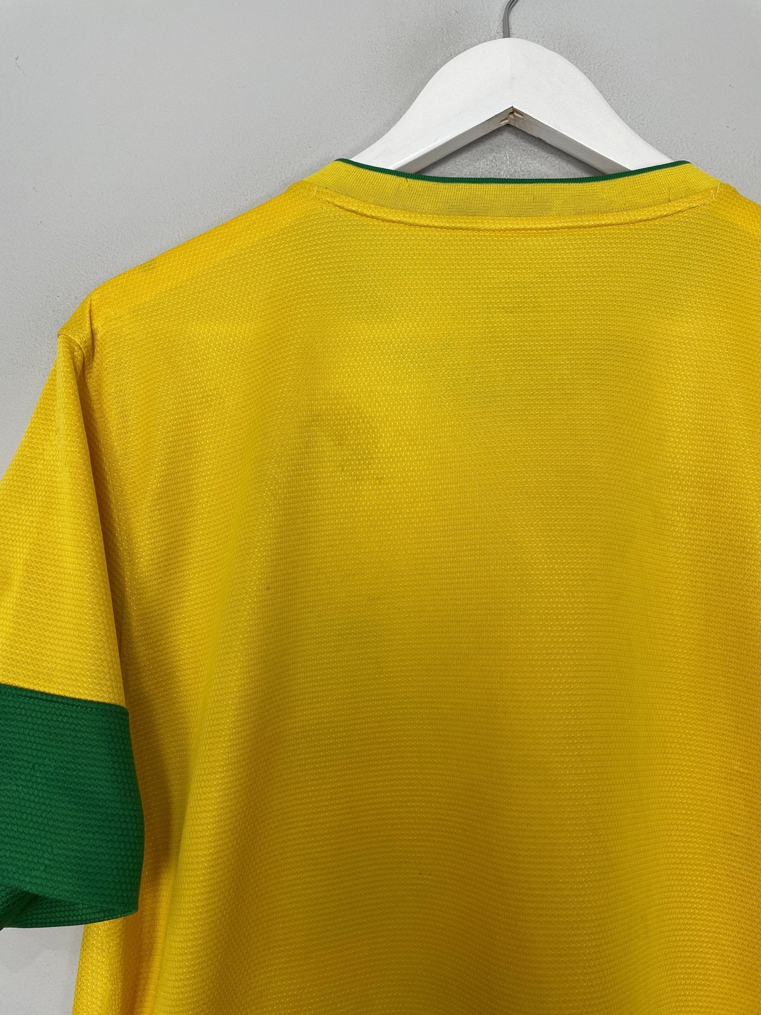 Shop 2012/13 BRAZIL HOME SHIRT (L) NIKE, classic football shirts, vintage football shirts & retro soccer jerseys at Cult Kits
