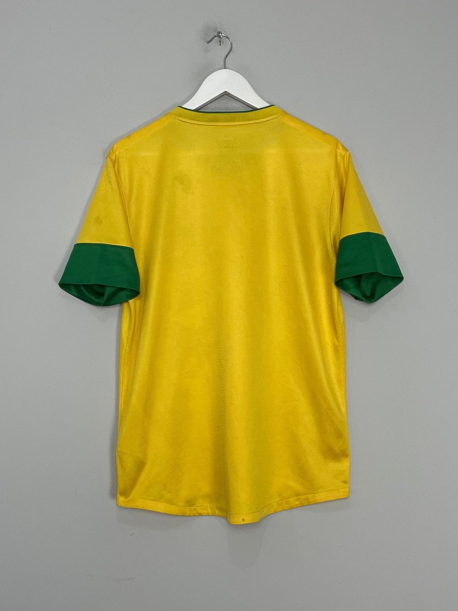 Shop 2012/13 BRAZIL HOME SHIRT (L) NIKE, classic football shirts, vintage football shirts & retro soccer jerseys at Cult Kits