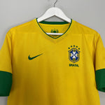Shop 2012/13 BRAZIL HOME SHIRT (L) NIKE, classic football shirts, vintage football shirts & retro soccer jerseys at Cult Kits