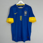 Shop 2012/13 BRAZIL KAKA #8 AWAY SHIRT (XL) NIKE, classic football shirts, vintage football shirts & retro soccer jerseys at Cult Kits