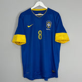 Shop 2012/13 BRAZIL KAKA #8 AWAY SHIRT (XL) NIKE, classic football shirts, vintage football shirts & retro soccer jerseys at Cult Kits