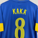 Shop 2012/13 BRAZIL KAKA #8 AWAY SHIRT (XL) NIKE, classic football shirts, vintage football shirts & retro soccer jerseys at Cult Kits