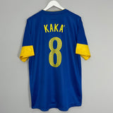 Shop 2012/13 BRAZIL KAKA #8 AWAY SHIRT (XL) NIKE, classic football shirts, vintage football shirts & retro soccer jerseys at Cult Kits