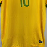 Shop 2012/13 BRAZIL NEYMAR JR #10 HOME SHIRT (L) NIKE, classic football shirts, vintage football shirts & retro soccer jerseys at Cult Kits
