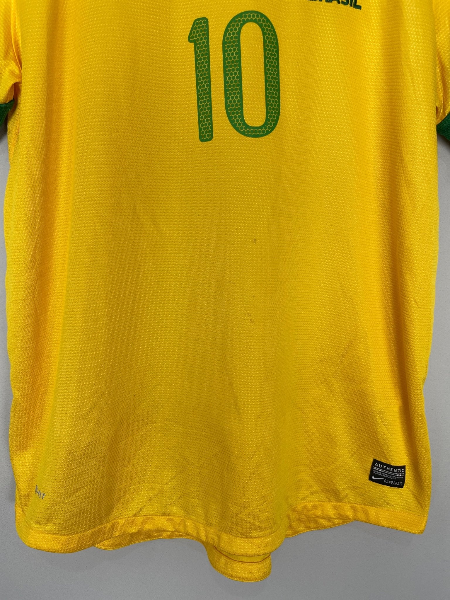 Shop 2012/13 BRAZIL NEYMAR JR #10 HOME SHIRT (L) NIKE, classic football shirts, vintage football shirts & retro soccer jerseys at Cult Kits