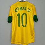 Shop 2012/13 BRAZIL NEYMAR JR #10 HOME SHIRT (L) NIKE, classic football shirts, vintage football shirts & retro soccer jerseys at Cult Kits