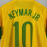Shop 2012/13 BRAZIL NEYMAR JR #10 HOME SHIRT (L) NIKE, classic football shirts, vintage football shirts & retro soccer jerseys at Cult Kits