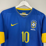 Shop 2012/13 BRAZIL RONALDINHO #10 AWAY SHIRT (L) NIKE, classic football shirts, vintage football shirts & retro soccer jerseys at Cult Kits
