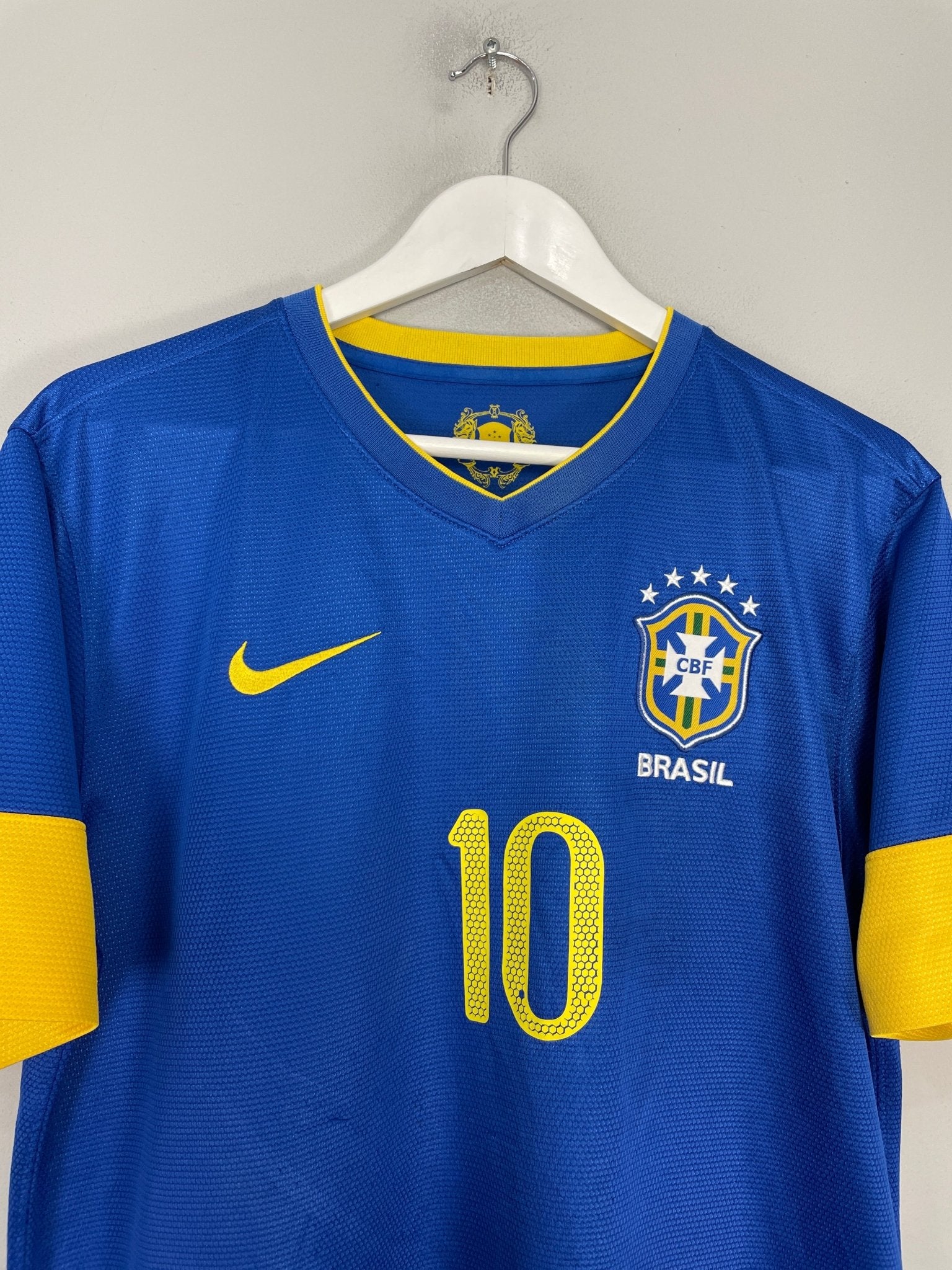 Shop 2012/13 BRAZIL RONALDINHO #10 AWAY SHIRT (L) NIKE, classic football shirts, vintage football shirts & retro soccer jerseys at Cult Kits