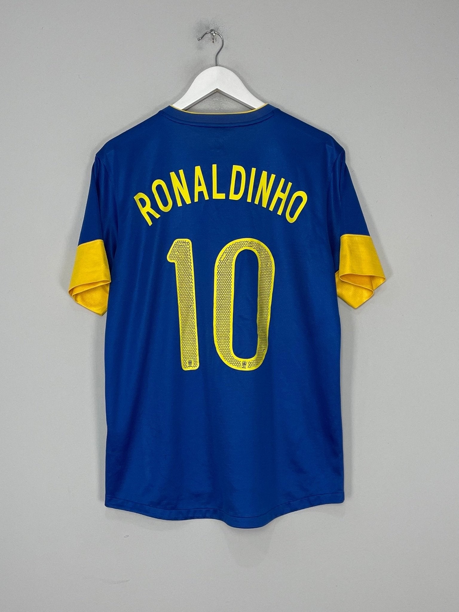 Shop 2012/13 BRAZIL RONALDINHO #10 AWAY SHIRT (L) NIKE, classic football shirts, vintage football shirts & retro soccer jerseys at Cult Kits
