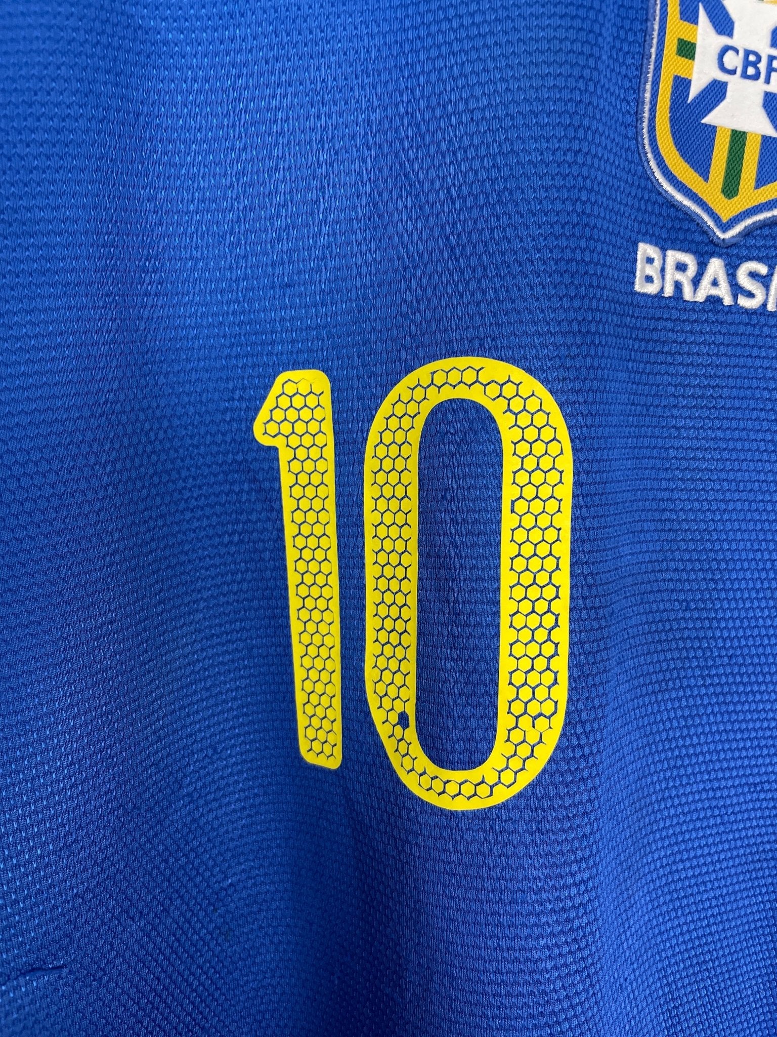 Shop 2012/13 BRAZIL RONALDINHO #10 AWAY SHIRT (L) NIKE, classic football shirts, vintage football shirts & retro soccer jerseys at Cult Kits